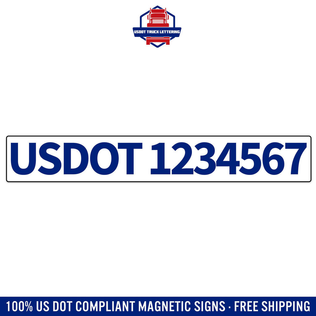 USDOT Magnetic Sign (Set of 2)-